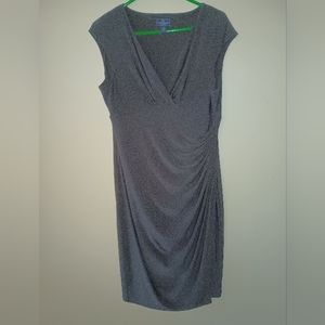 Black American Living Cap Sleeve Dress Size 16 NWT